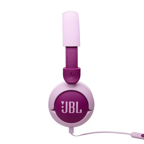 JBL Junior 320 - Purple - Wired on-ear kids headphones - Left JBL Junior 320 - Purple - Wired on-ear kids headphones - Left